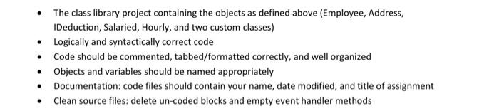 Lab Summary Develop the class hierarchy shown below | Chegg.com