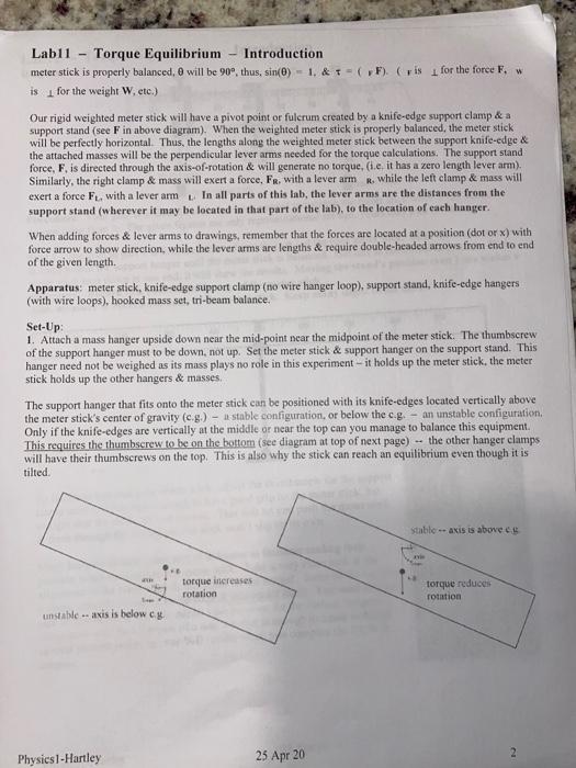 Solved need help finishing the first part of a physics lab. | Chegg.com