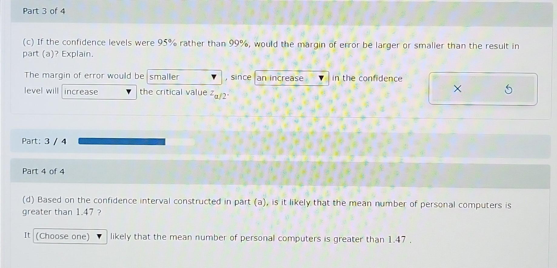 Solved How many computers? In a simple random sample of 130 | Chegg.com