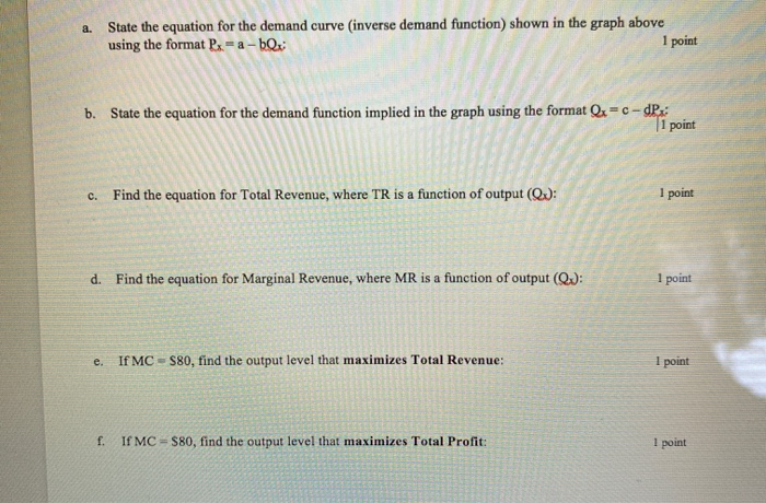 Solved 1. Use the graph below to answer the questions: P 320 | Chegg.com