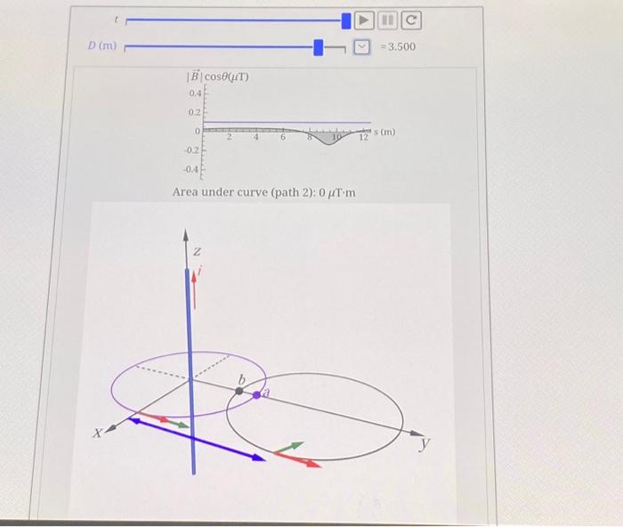 Solved The simulation (linked below) shows a long straight | Chegg.com