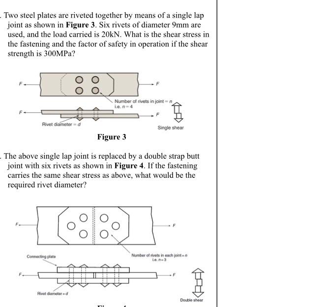 The rivet group shown connects two narrow lengths of the plate, one of  which carries a 15 kN load positioned as shown. If the ultimate shear  strength of a rivet is 350