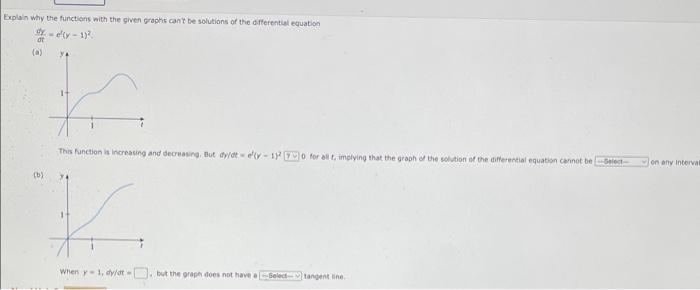 xplan why the functions with the given graphs cant be | Chegg.com