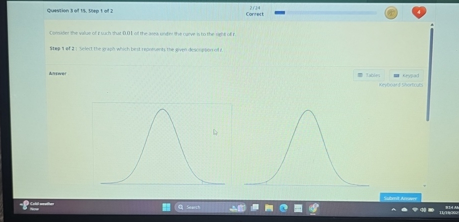 Solved Question 3 ﻿of 15. ﻿Step 1 ﻿of 22/24Correct4Consider | Chegg.com