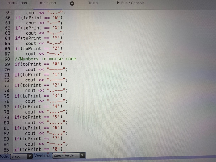 Solved okay so here is my c++ code and the errors im really | Chegg.com