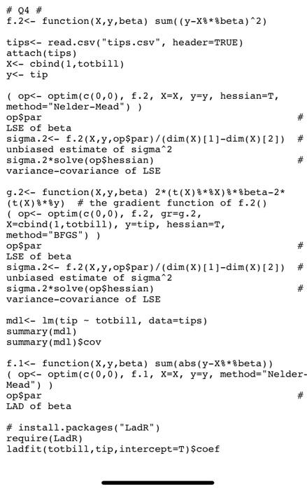 Q2 Study Of Robustness Of Coefficient Estimators Chegg Com