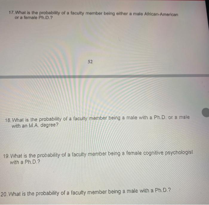 Solved CHAPTER TEN Probability Theory A psychology | Chegg.com