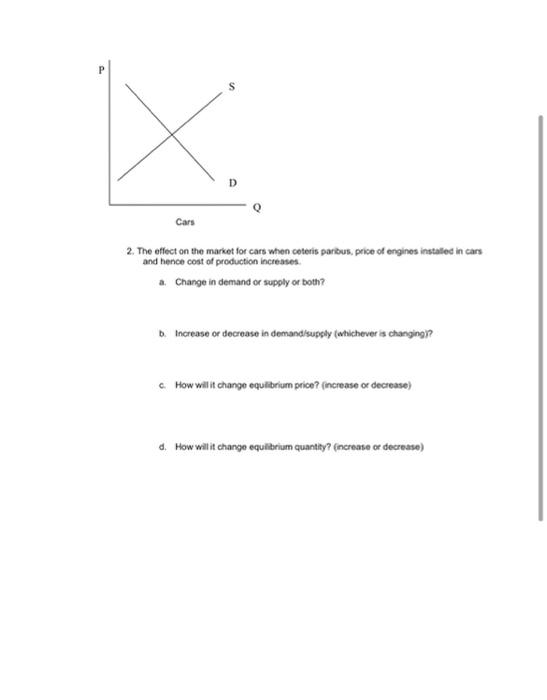 Solved Explain with graphs below how the respective changes | Chegg.com