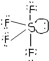 Solved The diagram below shows the structure of SF4.a) what | Chegg.com