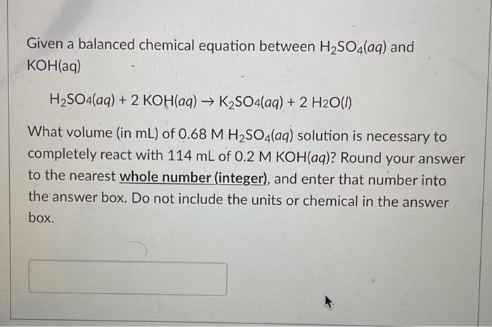 Solved Given The Balanced Chemical Equation, 2 H2O(l) → 2 | Chegg.com