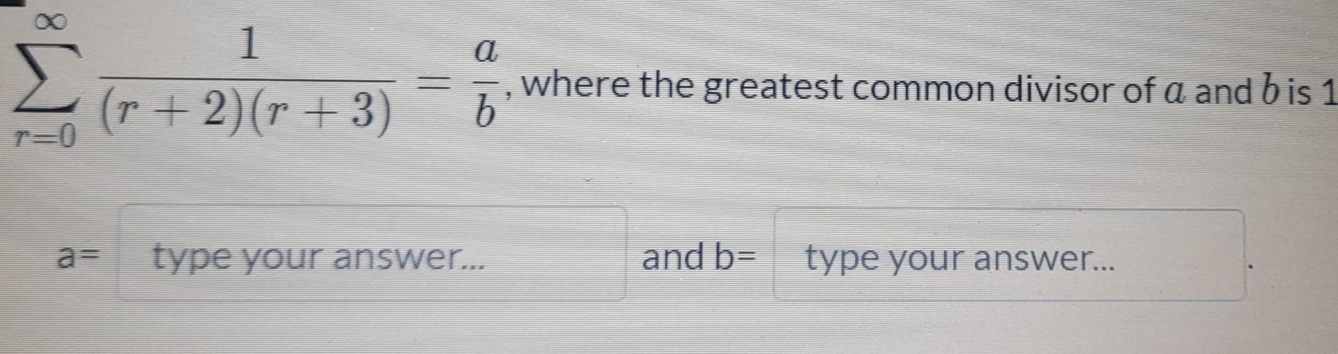 Solved 1 A (r + 2)(r +3) Where The Greatest Common Divisor | Chegg.com