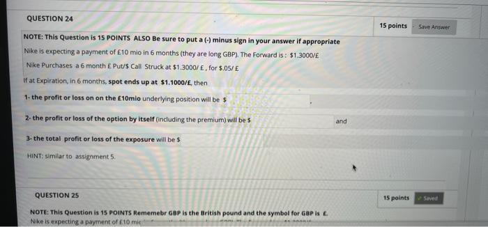 Solved QUESTION 24 15 points Save Answer NOTE: This Question | Chegg.com