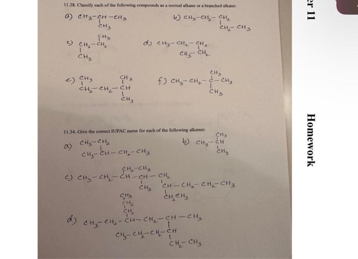 Solved 11.28. Classify cach of the following compounds as a | Chegg.com