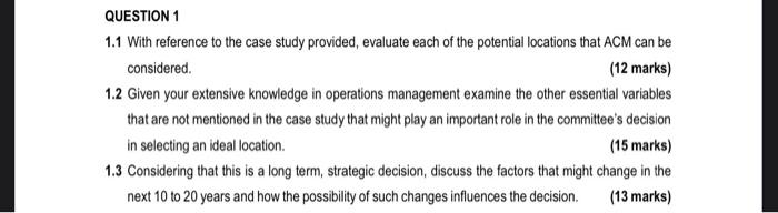 Solved SECTION A [40 MARKS] Read the case study below and | Chegg.com