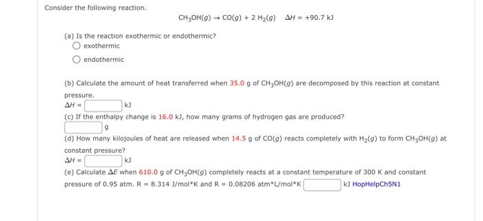 Solved Consider The Following Reaction. | Chegg.com