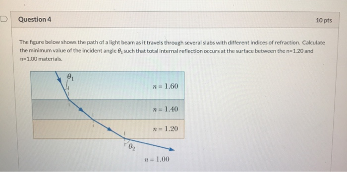 Solved Question 4 10 pts The figure below shows the path of | Chegg.com