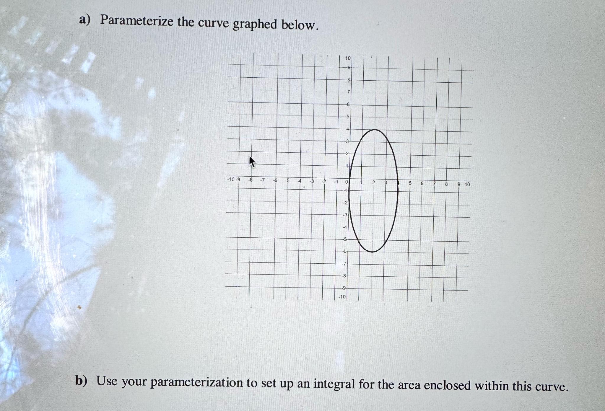 solved-a-parameterize-the-curve-graphed-below-b-use-your-chegg