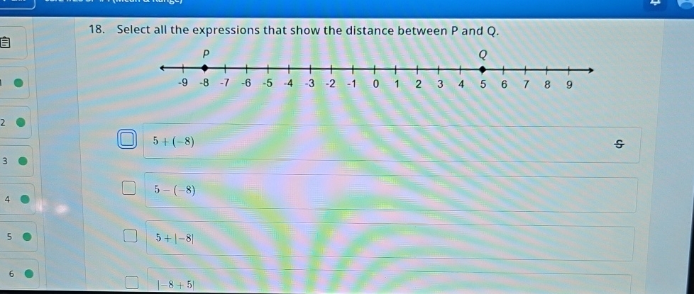 Solved Select all the expressions that show the distance | Chegg.com