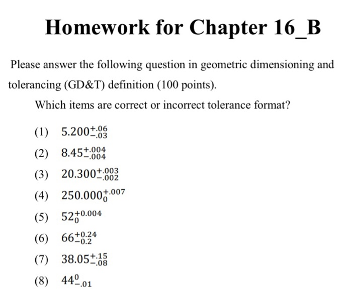 Solved Homework For Chapter 16_B Please Answer The Following | Chegg.com