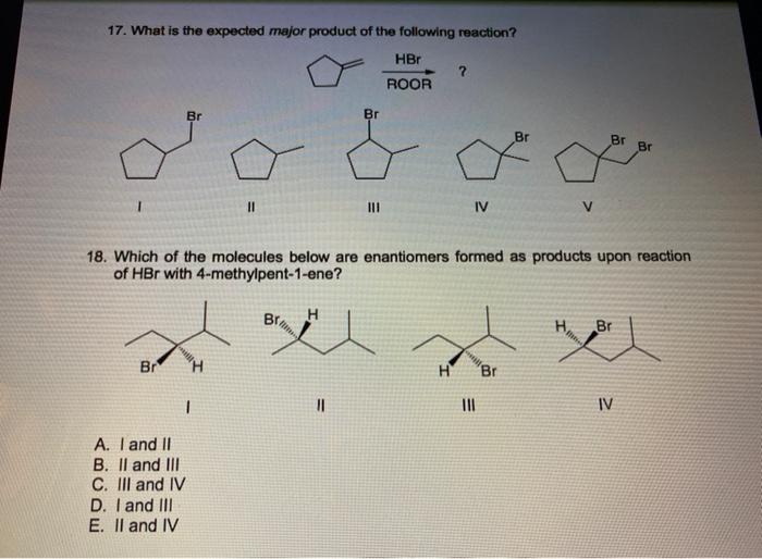 identify-the-expected-major-organic-product-for-the-following-reaction