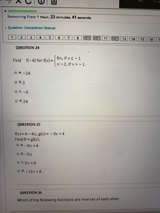 Solved Xoa Remaining Time 1 Hour 23 Minutes 41 Seconds Chegg Com
