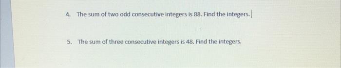 the sum of two consecutive integers is 161. what are the integers