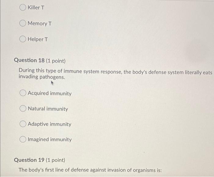 Solved Question 14 (1 point) Antibodies have complementary