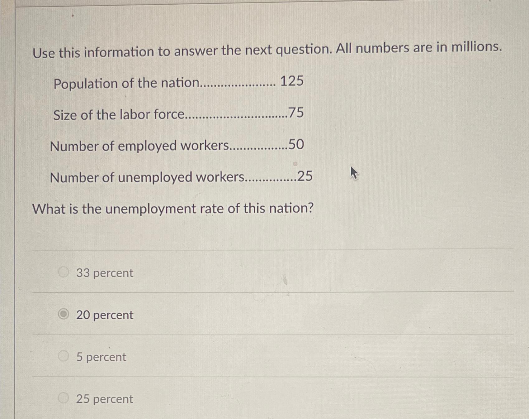 Solved Use this information to answer the next question. All | Chegg.com