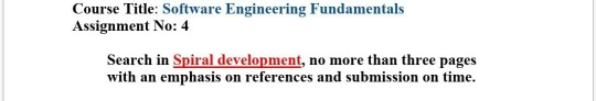 Solved Course Title: Software Engineering | Chegg.com