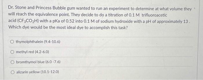 Solved Dr Stone And Princess Bubble Gum Wanted To Run An Chegg Com