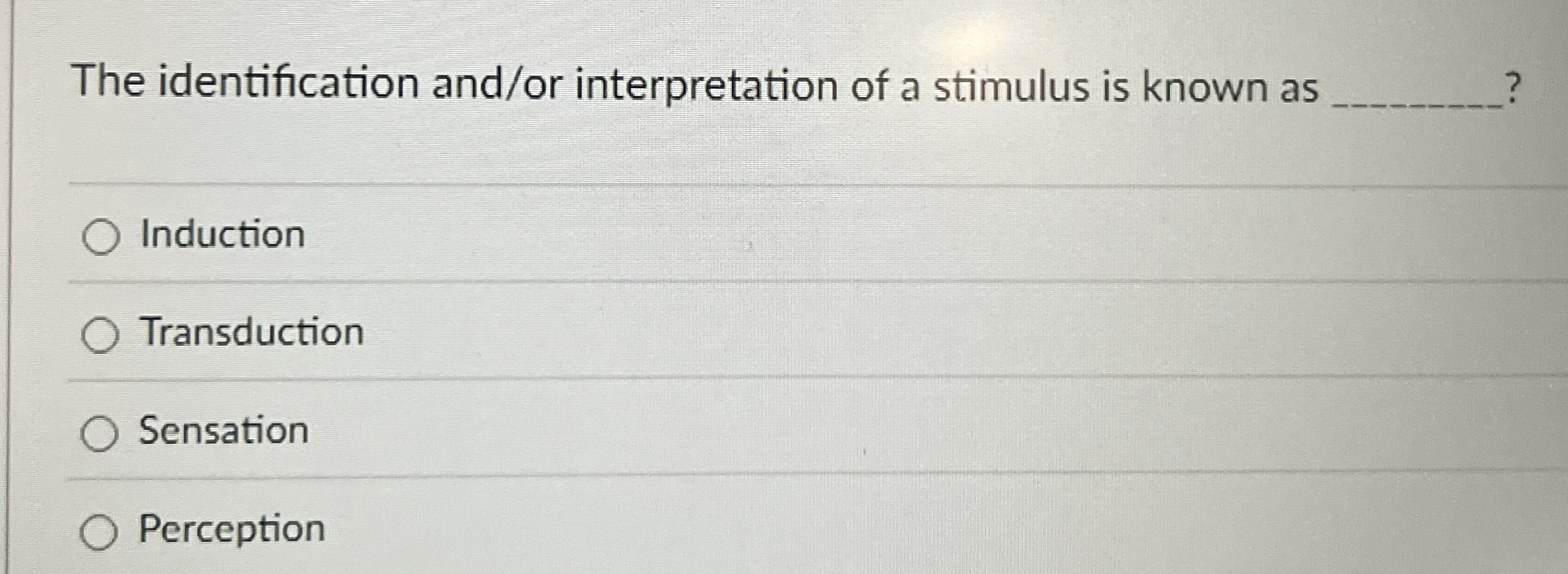 Solved The identification and/or interpretation of a | Chegg.com