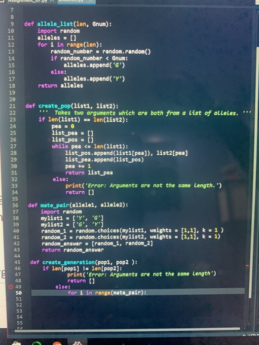 Solved Learning Objectives in Python : Synthesizing Python | Chegg.com