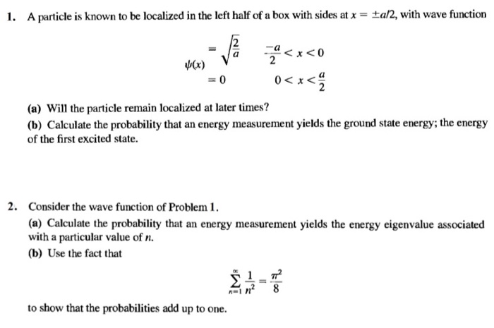Solved 2. Consider the wave function of Problem 1. (a) | Chegg.com