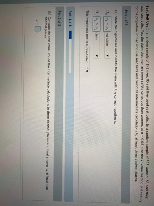 second hand seat belts