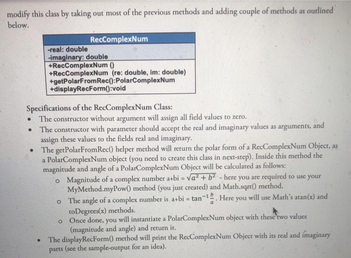 Solved Part B: Add a second public class called | Chegg.com
