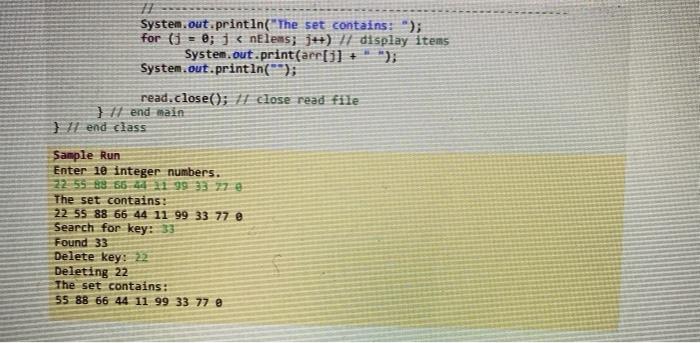 Solved Exercises 1. The example program is written in | Chegg.com