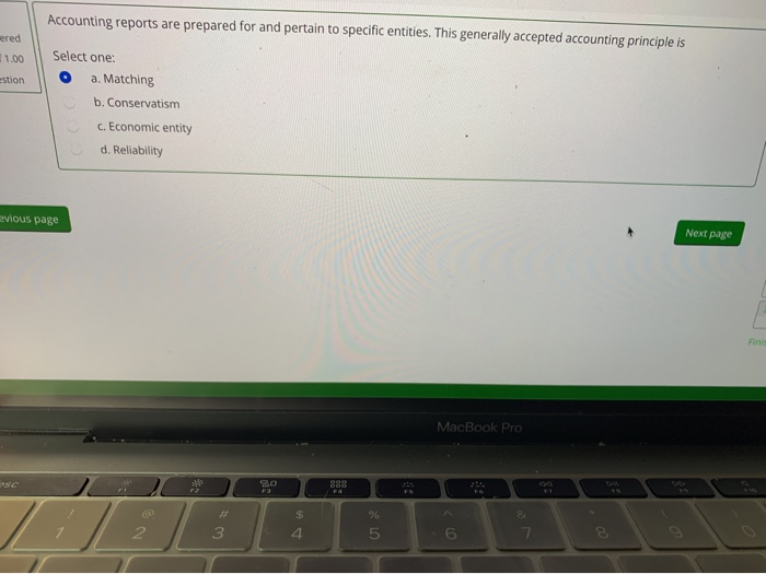 Solved Accounting reports are prepared for and pertain to | Chegg.com