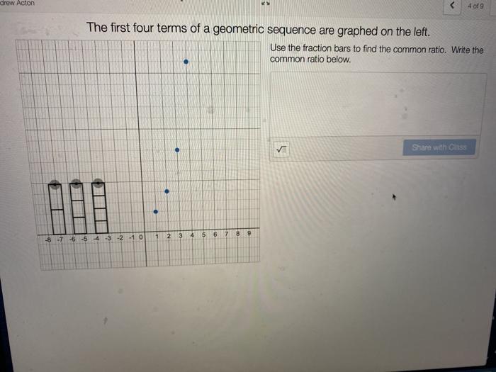 Solved The first second, and third terms of a geometric | Chegg.com