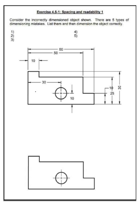 Solved Exercise 4.5-1: Spacing and readability 1 Consider | Chegg.com