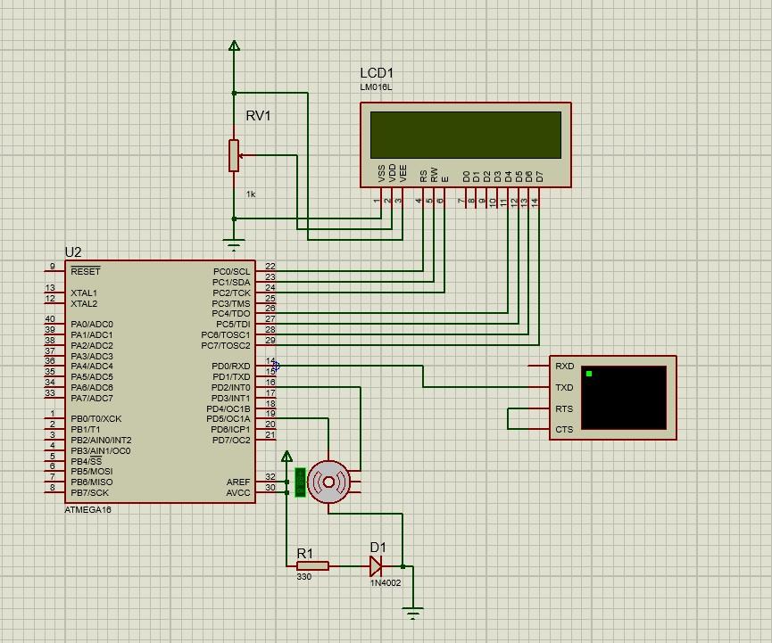 Using Atmega16 and codevisionAVR i want to make an | Chegg.com