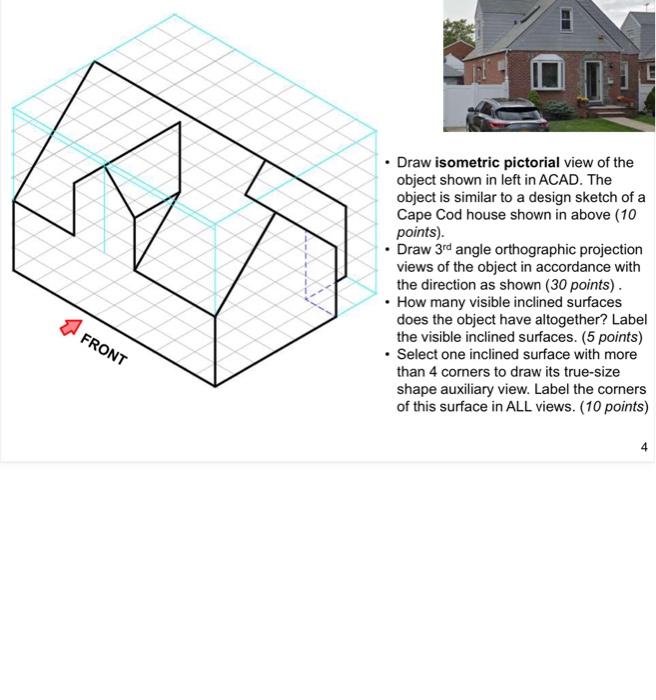 orthographic drawing of a house