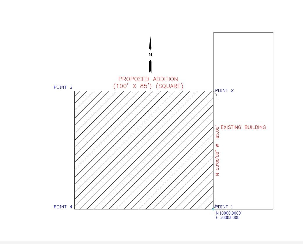 Solved Calculate the coordinates and show the Bearing and | Chegg.com