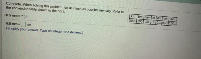 Solved Complete When Solving This Problem Do As Much As Chegg Com