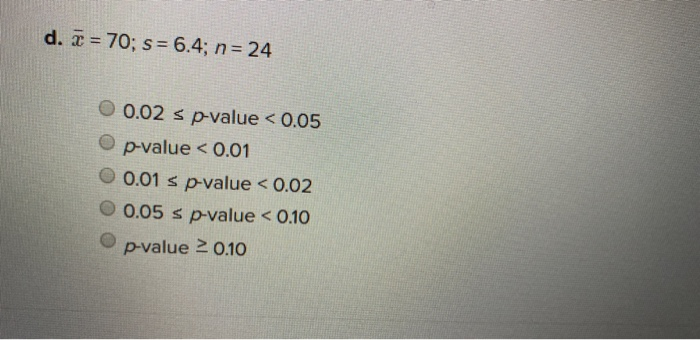 Solved Consider The Following Hypotheses Họ H 73 Ha Chegg Com