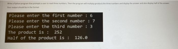 Solved Write a Python program that prompts a user to read | Chegg.com