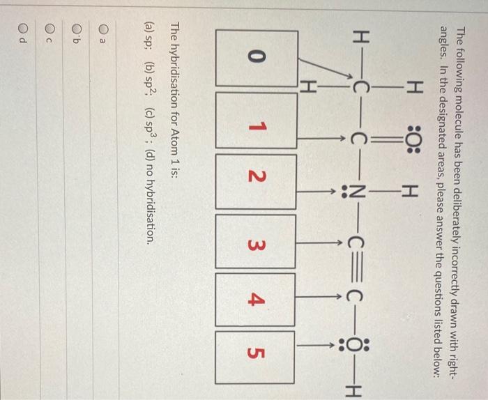 Solved Based on the Lewis structure presented below, which | Chegg.com