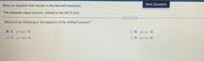 Solved Next Question Write an equation that results in the | Chegg.com