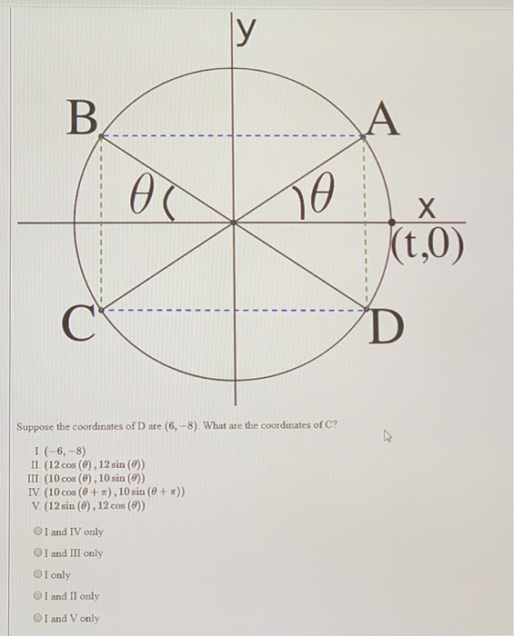 Solved В . ----------- ----- Suppose the coordinates of D | Chegg.com