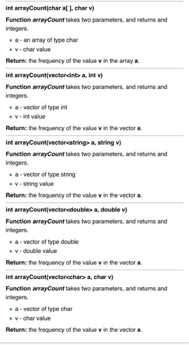 Solved Array Processing Array Processing To get you | Chegg.com