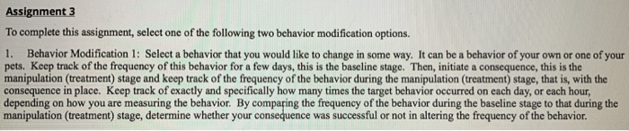 Solved Assignment 3 To complete this assignment, select one | Chegg.com